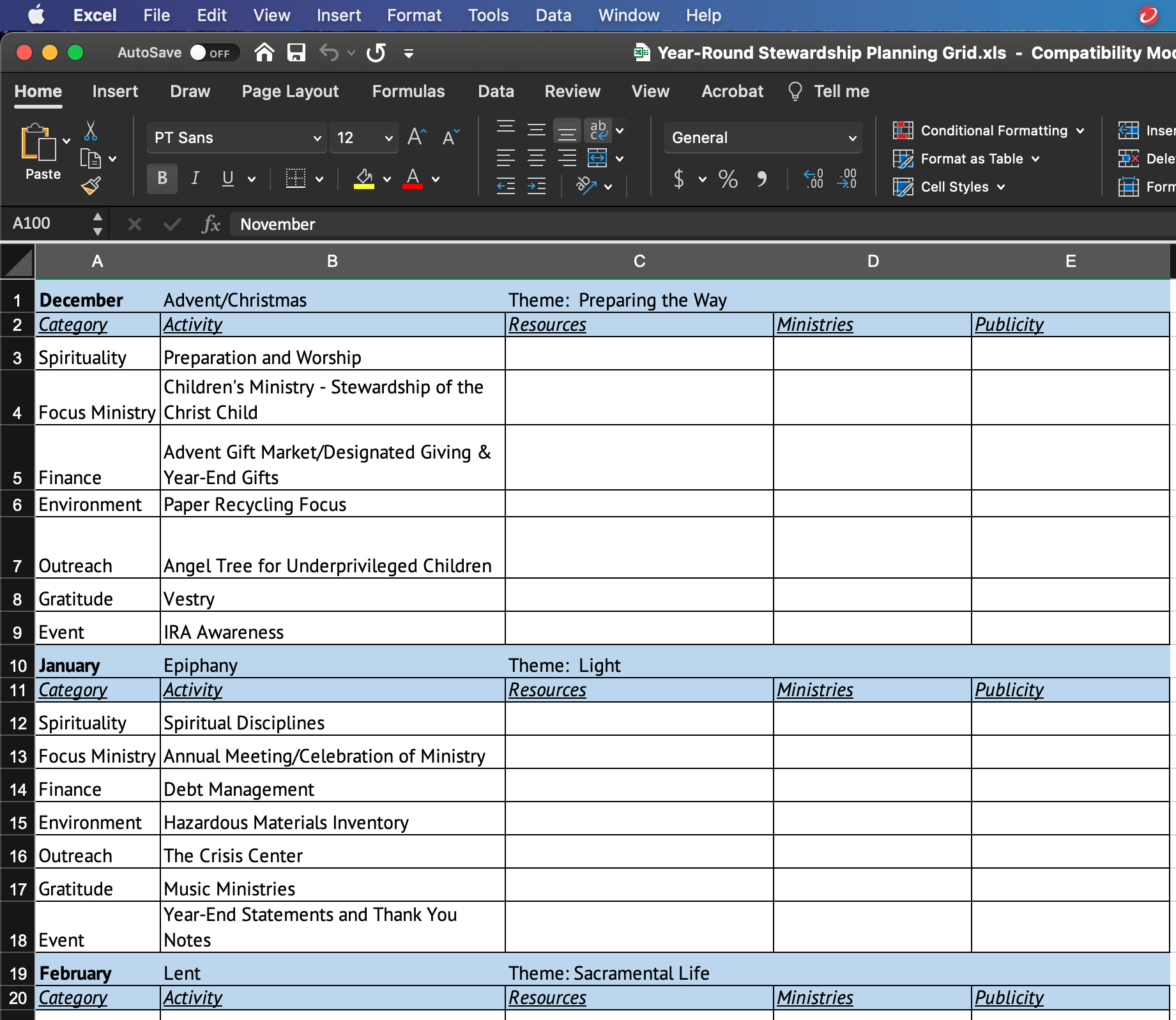 Year-Round Stewardship Planning Tools - TENS.org